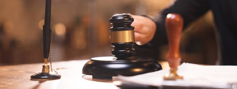 Gavel in a courtroom — criminal defence in Gatineau
